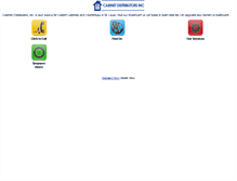 Tablet Screenshot of cabinets-stlouis.com